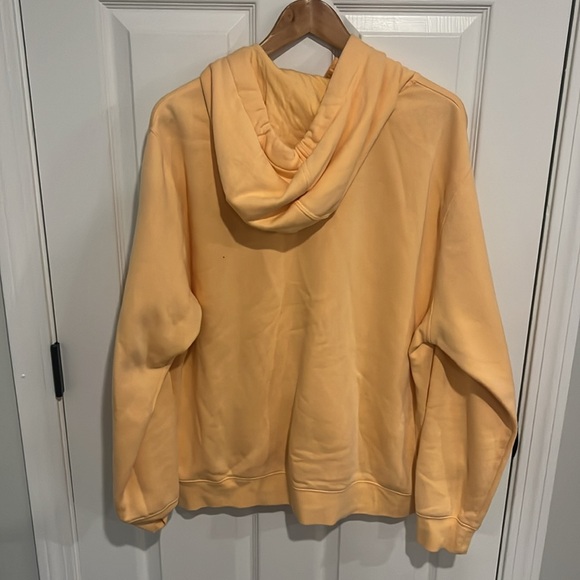Yellow/ gold Nike club fleece hoodie - Picture 3 of 4
